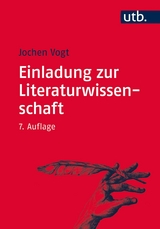 Einladung zur Literaturwissenschaft -  Jochen Vogt