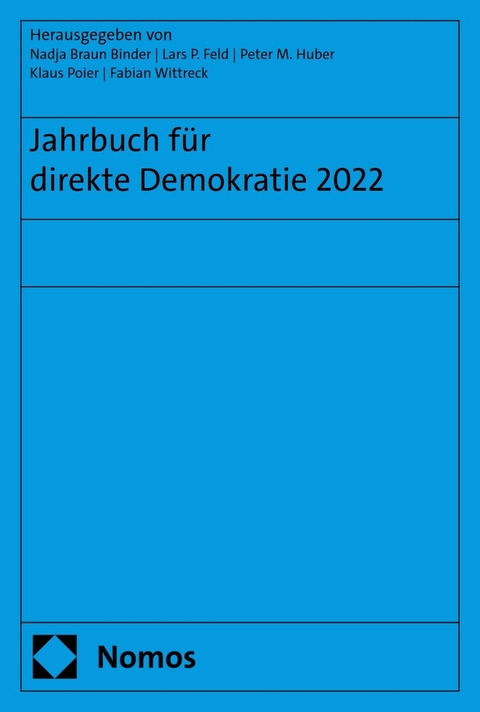 Jahrbuch für direkte Demokratie 2022 - 