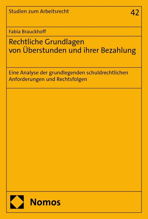 Rechtliche Grundlagen von Überstunden und ihrer Bezahlung - Fabia Brauckhoff