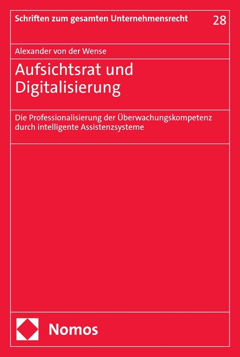 Aufsichtsrat und Digitalisierung - Alexander von der  Wense