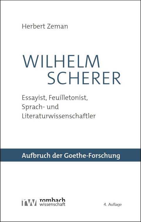 Wilhelm Scherer - Herbert Zeman