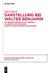 Darstellung bei Walter Benjamin - Jan Urbich