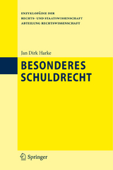 Besonderes Schuldrecht - Jan Dirk Harke