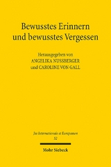 Bewusstes Erinnern und bewusstes Vergessen - 