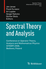 Spectral Theory and Analysis - 