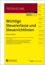 Wichtige Steuererlasse und Steuerrichtlinien