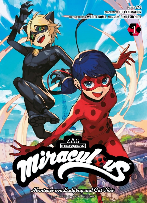 Miraculous, Band 1 - Abenteuer von Ladybug und Cat Noir - Warita Koma