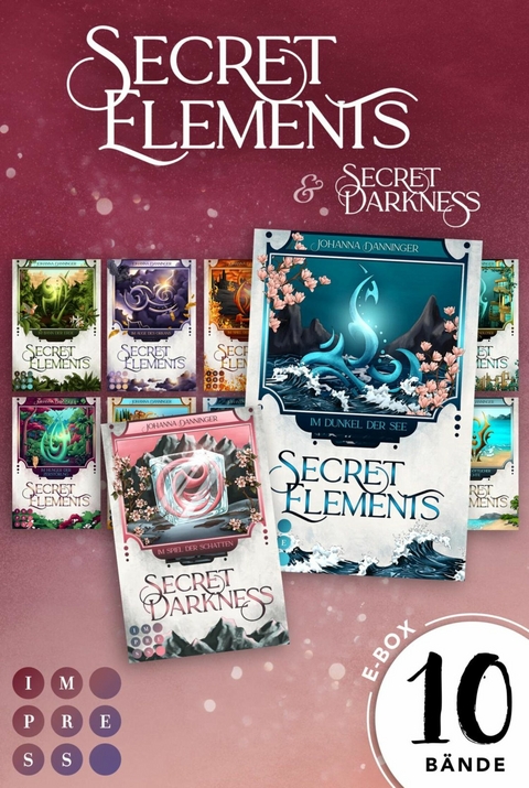 Secret Elements: Alle Bände aus der magischen Secret Elements-Welt in einer E-Box! -  Johanna Danninger