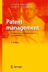 Patentmanagement - Oliver Gassmann, Martin A. Bader