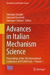 Advances in Italian Mechanism Science - 