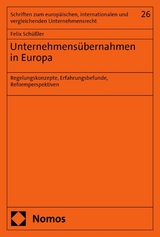 Unternehmensübernahmen in Europa - Felix Schüßler