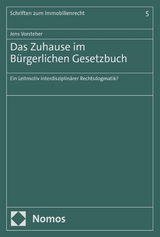 Das Zuhause im Bürgerlichen Gesetzbuch - Jens Vorsteher