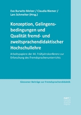 Konzeption, Gelingensbedingungen und Qualität fremd- und zweitsprachendidaktischer Hochschullehre - 