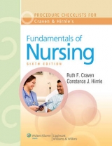 Procedure Checklists to Accompany Craven and Hirnle's Fundamentals of Nursing: Human Health and Function - Craven, Ruth F.; Hirnle, Constance J.