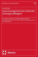 Krisenmanagement bei drohender Zahlungsunfähigkeit -  Luca Bertolini