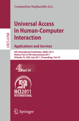 Universal Access in Human-Computer Interaction. Applications and Services - 