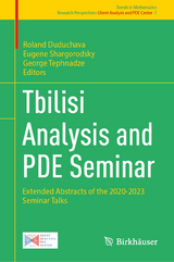 Tbilisi Analysis and PDE Seminar - 