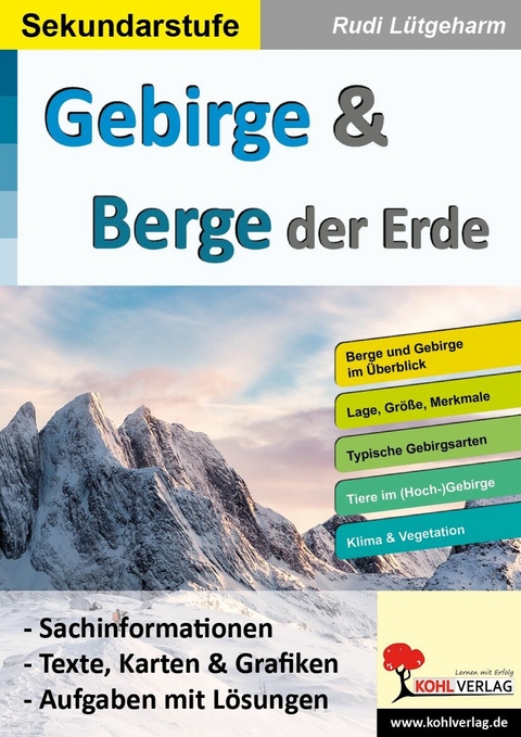 Gebirge und Berge der Erde -  Rudi Lütgeharm