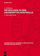 Metrologie in der Arzneimittelkontrolle - A. Eichhorn