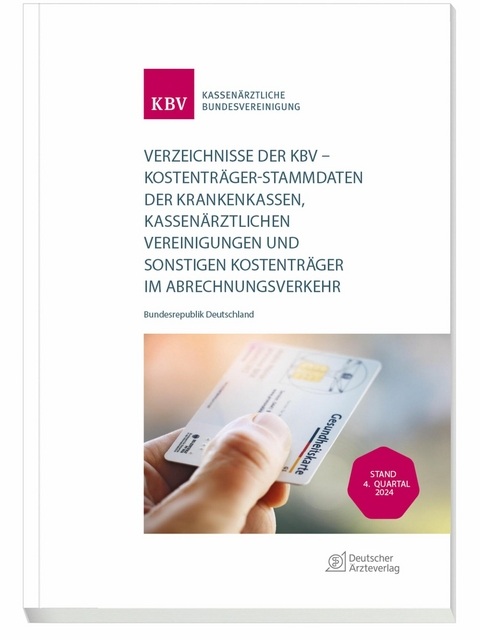 Verzeichnisse der KBV - Stand: 4. Quartal 2024