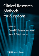 Clinical Research Methods for Surgeons - 