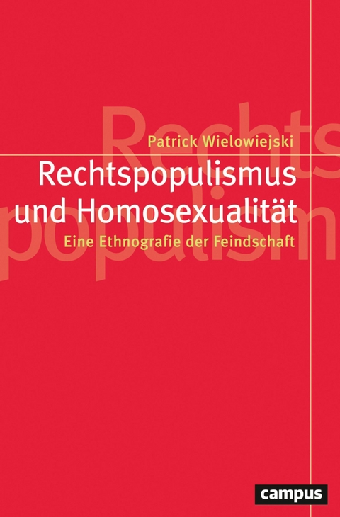 Rechtspopulismus und Homosexualität -  Patrick Wielowiejski