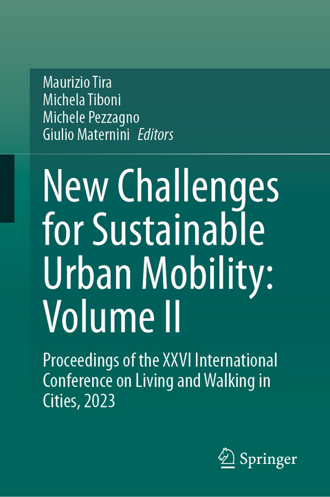 New Challenges for Sustainable Urban Mobility: Volume II - 