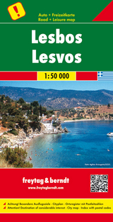 Lesbos, Autokarte 1:50.000 -  Freytag-Berndt und Artaria KG