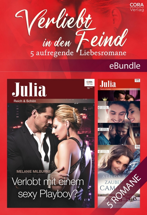 Verliebt in den Feind - 5 aufregende Liebesromane -  Melanie Milburne,  Alison York,  Sara Orwig,  Shawna Delacorte,  Jennifer Hayward