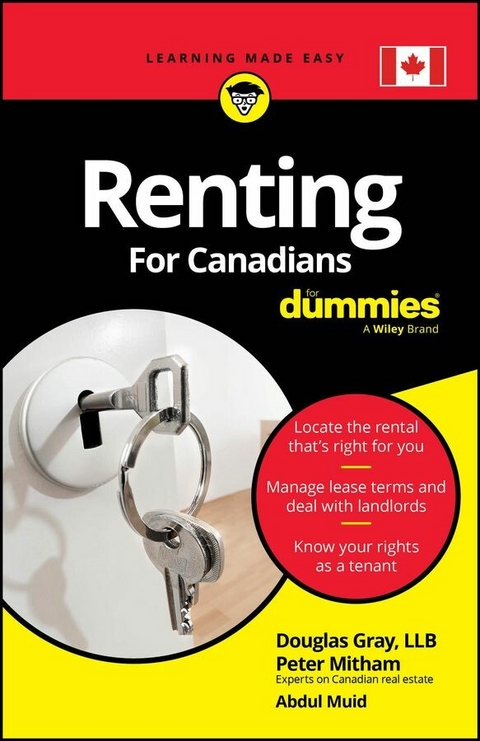 Renting For Canadians For Dummies -  Douglas Gray,  Peter Mitham,  Abdul Muid