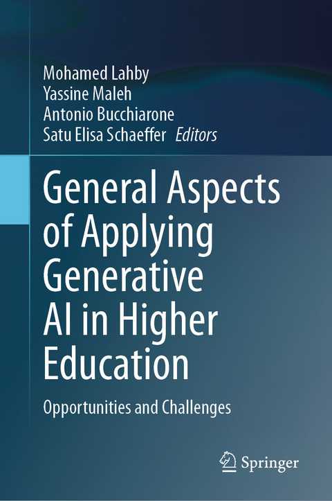 General Aspects of Applying Generative AI in Higher Education - 