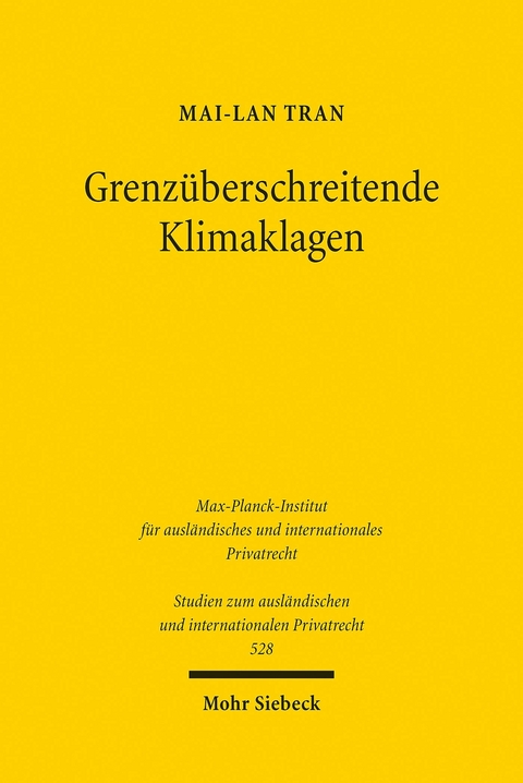 Grenzüberschreitende Klimaklagen -  Mai-Lan Tran