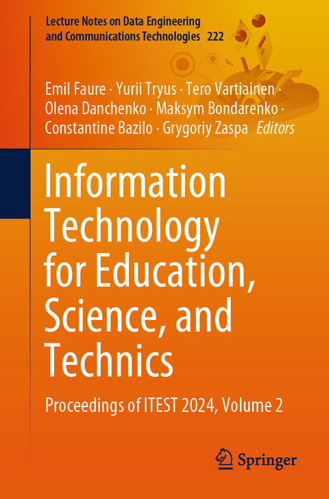 Information Technology for Education, Science, and Technics - 