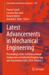 Latest Advancements in Mechanical Engineering - 