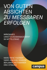 Von guten Absichten zu messbaren Erfolgen -  Marc-René Faerber,  Hans-Joachim Grabow,  Benjamin Niethammer,  Erik Strauß