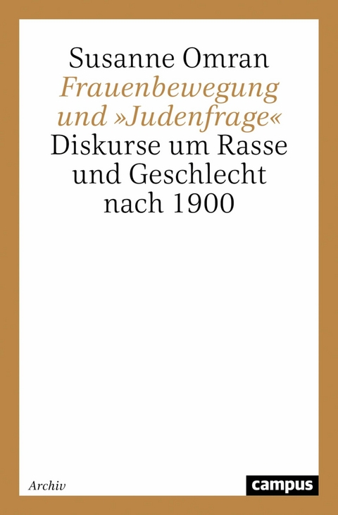 Frauenbewegung und »Judenfrage« -  Susanne Omran