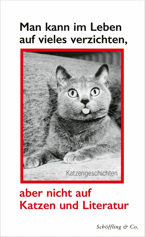 Man kann im Leben auf vieles verzichten, aber nicht auf Katzen und Literatur - 