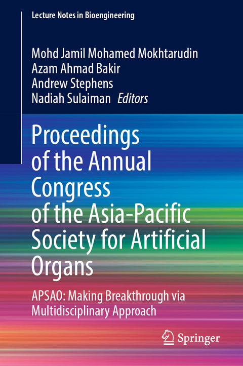 Proceedings of the Annual Congress of the Asia-Pacific Society for Artificial Organs - 