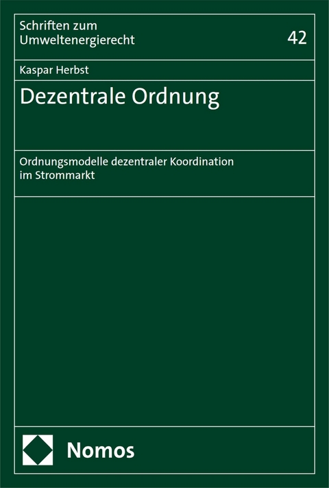 Dezentrale Ordnung -  Kaspar Herbst