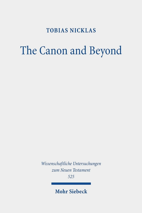 The Canon and Beyond -  Tobias Nicklas