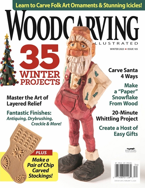 Woodcarving Illustrated Issue 105 Winter 2023 -  Editors Of Woodcarving Illustrated Magazine