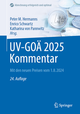 UV-GOÄ 2025 Kommentar - Peter M. Hermanns; Enrico Schwartz; Katharina von Pannwitz