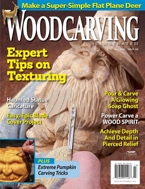 Woodcarving Illustrated Issue 108 Fall 2024 -  Editors Of Woodcarving Illustrated Magazine