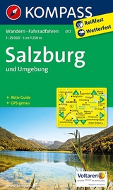 KOMPASS Wanderkarte Salzburg und Umgebung - 