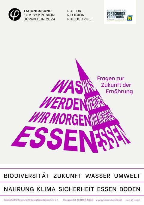 Was werden wir morgen essen? Fragen zur Zukunft der Ernährung -  Symposion Dürnstein