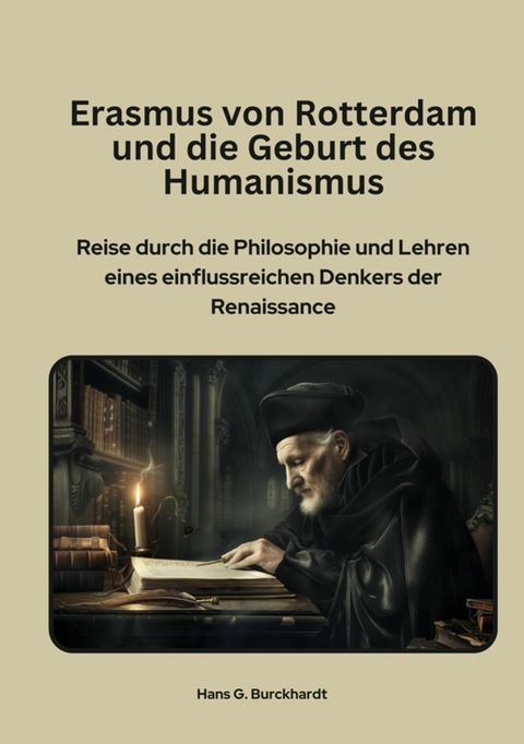 Erasmus von Rotterdam und die Geburt  des Humanismus -  Hans G. Burckhardt