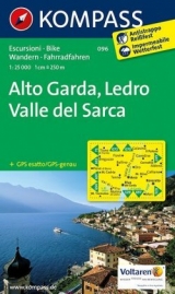 KOMPASS Wanderkarte Alto Garda - Ledro - Valle del Sarca - 