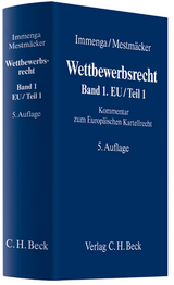 Wettbewerbsrecht  Band 1: EU/Teil 1 - Immenga, Ulrich; Mestmäcker, Ernst-Joachim; Körber, Torsten