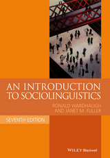 Introduction to Sociolinguistics -  Janet M. Fuller,  Ronald Wardhaugh