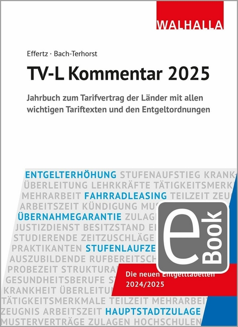 TV-L Kommentar 2025 -  Jörg Effertz,  Andreas Bach-Terhorst